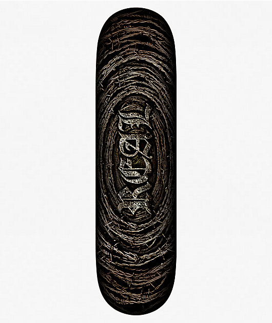 Real Team Barbed Wire Oval 8.5" Skateboard Deck