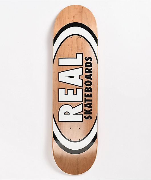 Real Skateboards Shine on Oval Skateboard Deck