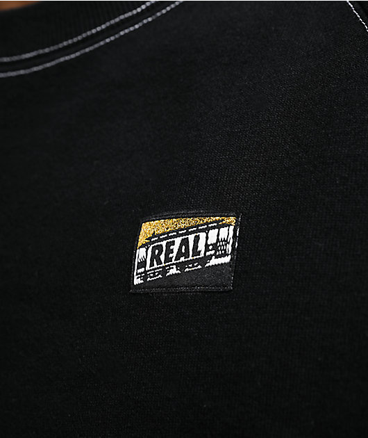 Real Tough Threads Black Crewneck Sweatshirt | Zumiez Real Tough Threads Black Crewneck Sweatshirt | Zumiez
