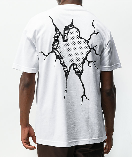 Reality To Idea Demolition camiseta blanca con bolsillo