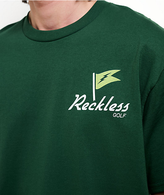 Reckless Golf by CBoysTV Legalize Mulligans Green T-Shirt