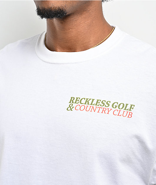 Reckless Golf by Cboys TV Country Club White T-Shirt