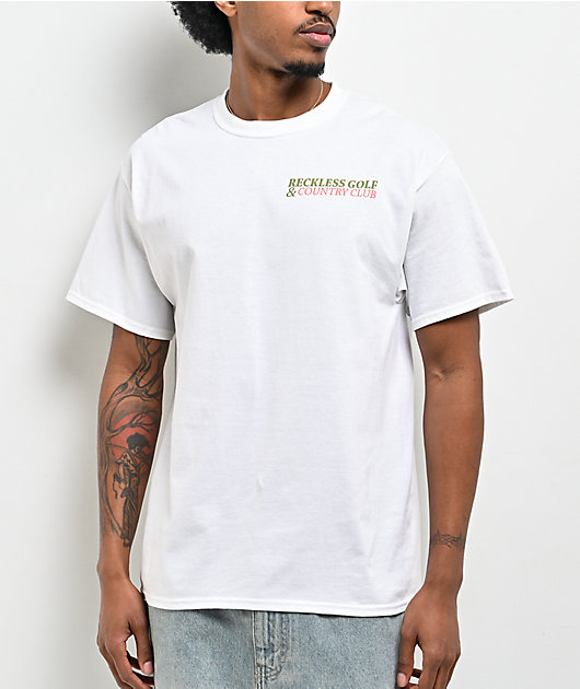 Reckless Golf by Cboys TV Country Club White T-Shirt