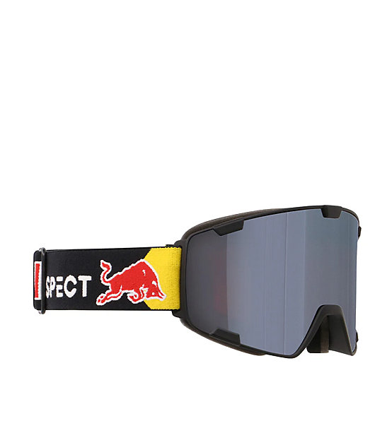 Red Bull Spect Park Black & Smoke Mirror Snow Goggles
