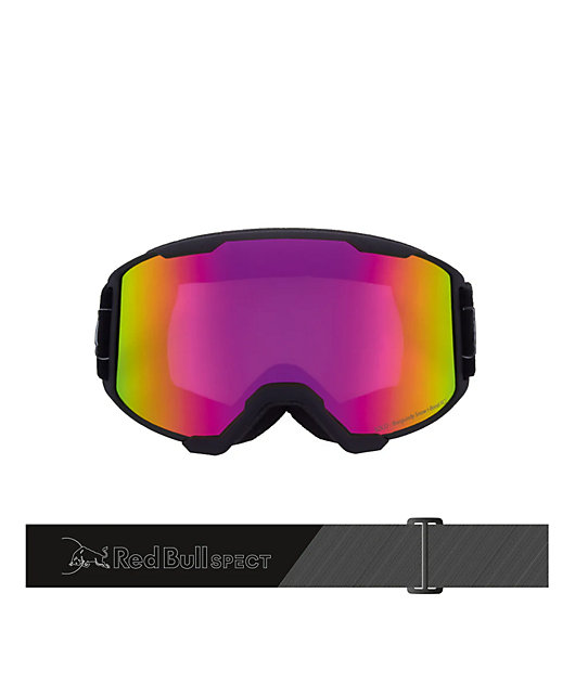 Red Bull Spect Solo 005BU2 Black Snowboard Goggles | Zumiez