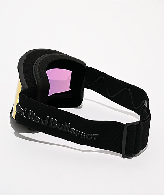 Red Bull Spect Solo 005BU2 Black Snowboard Goggles | Zumiez