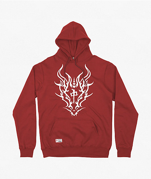 Red Dragons Tribe Red Hoodie