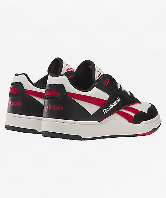 Reebok BB4000 II White Black Red Shoes