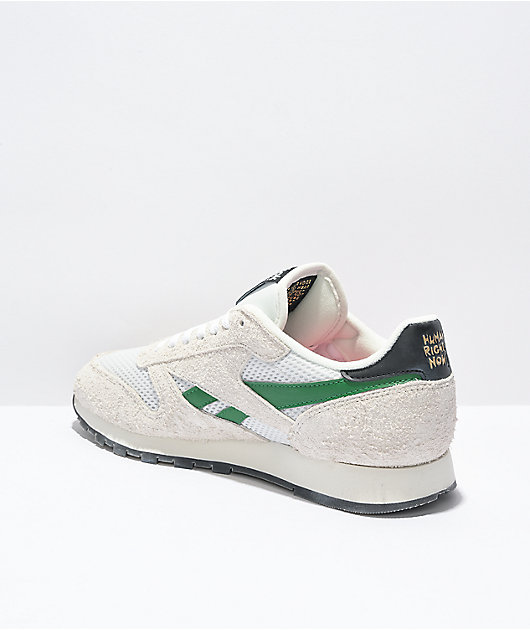 Reebok Classic Leather Human Rights White Shoes