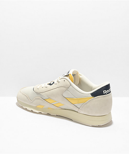 Yellow and sale white reebok