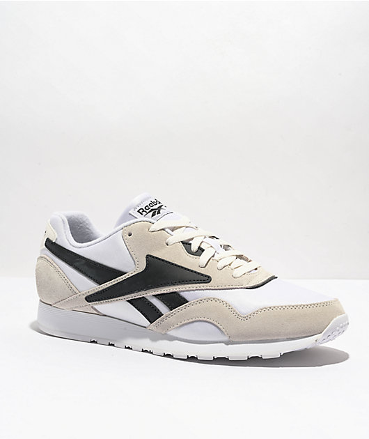 reebok classic black and white
