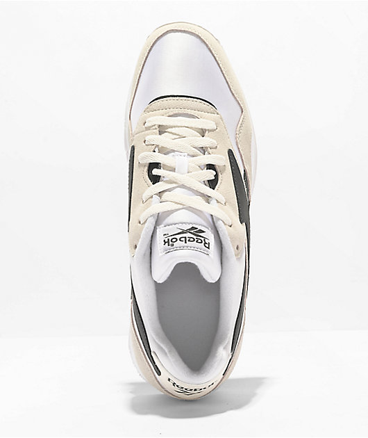 White reebok cheap classic nylon