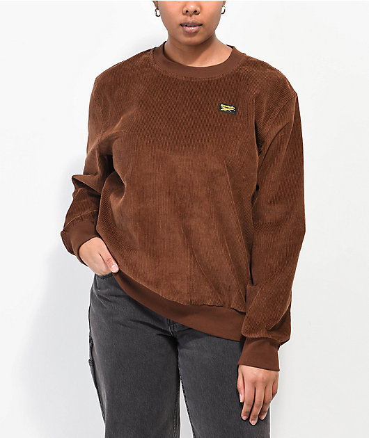 Slanted og corduroy online crewneck