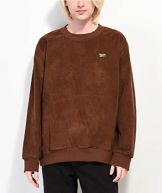 Corduroy crewneck hot sale sweatshirt