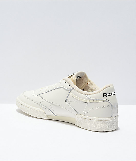 Reebok Club C 85' Vintage White & Black Shoes