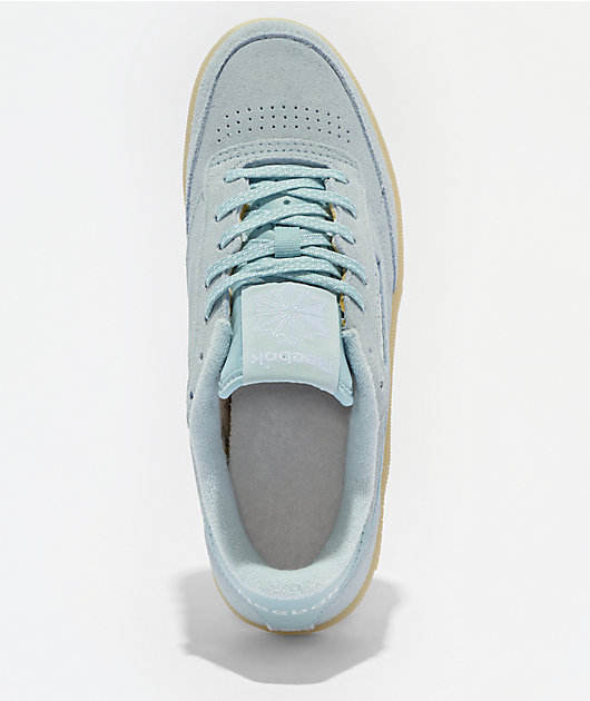 Reebok Club C 85 Blue Suede Shoes