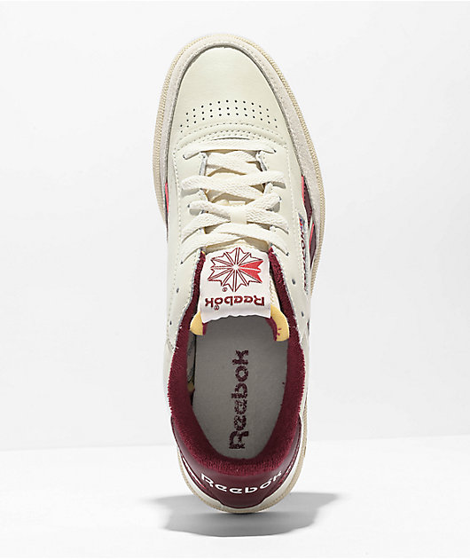 Reebok club c 85 uomo rosso online