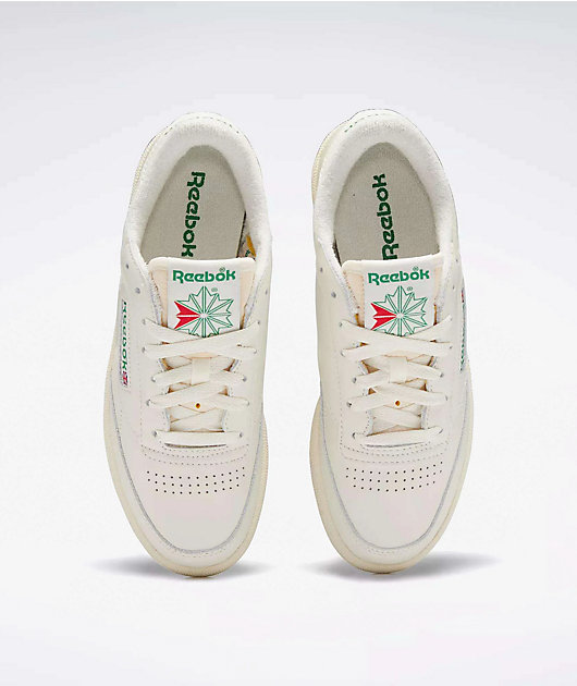 Reebok Club C 85 Vintage Chalk & Glen Green Shoes