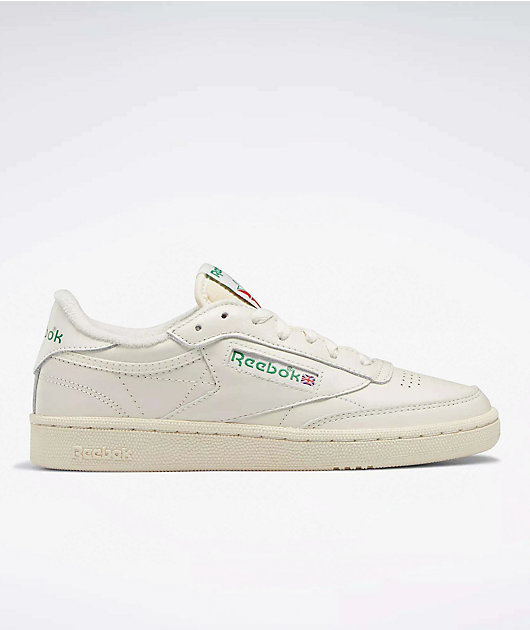 Reebok Club C 85 Vintage Chalk & Glen Green Shoes