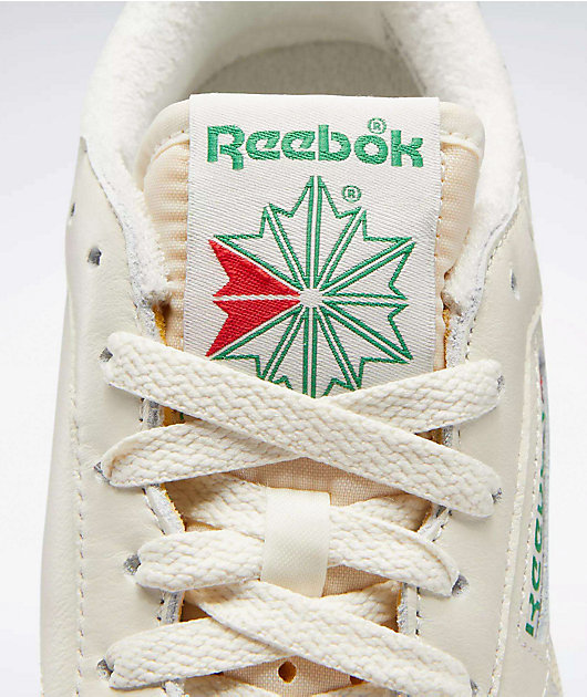 Reebok Club C 85 Vintage Chalk & Glen Green Shoes