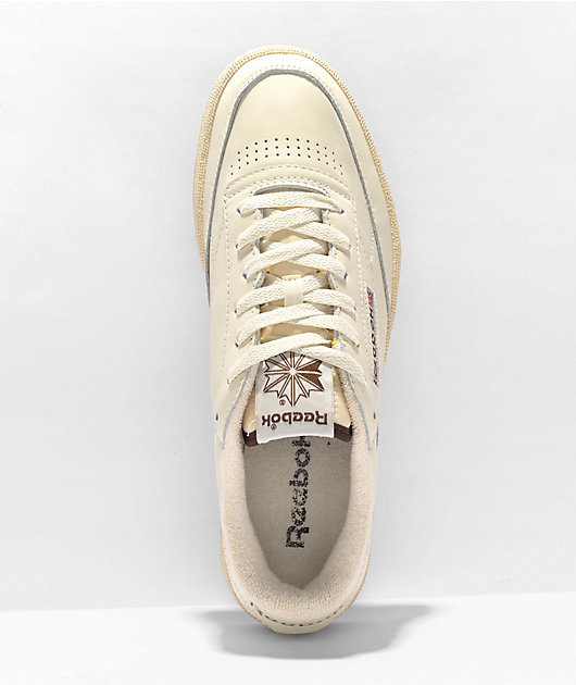 Reebok club c 85 womens brown cheap
