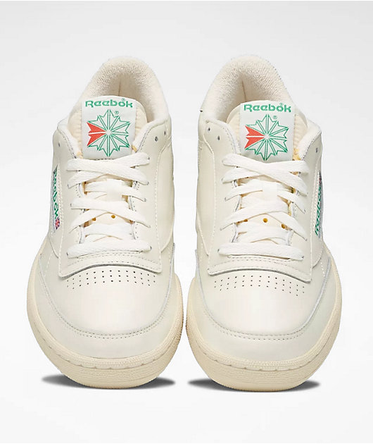 ☆【REEBOK】☆Club C 85 Vintage Chalk Gree.n☆22-29cm☆ Reebok Club C 85 Vintage Chalk & Green Shoes | Zumiez
