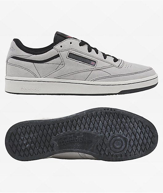 Gray reebok shoes store