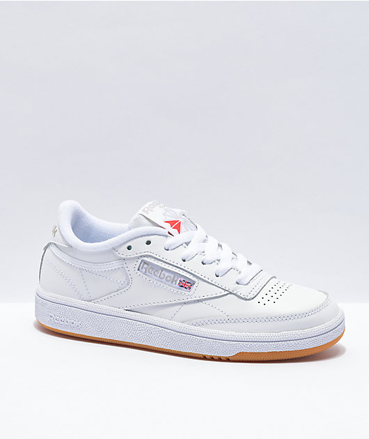 Club C White, Light Grey & Gum | Zumiez