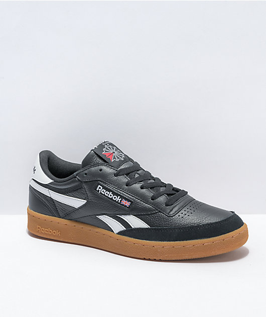 Reebok Club C Black Gum Shoes