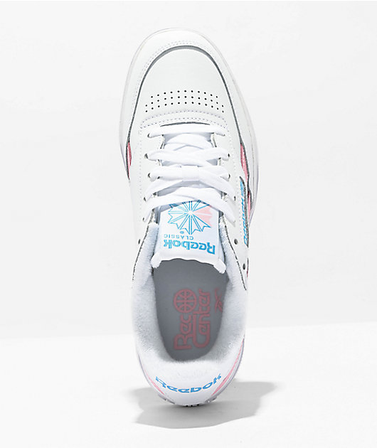 Reebok Club C Double Revenge Pink Blue Shoes