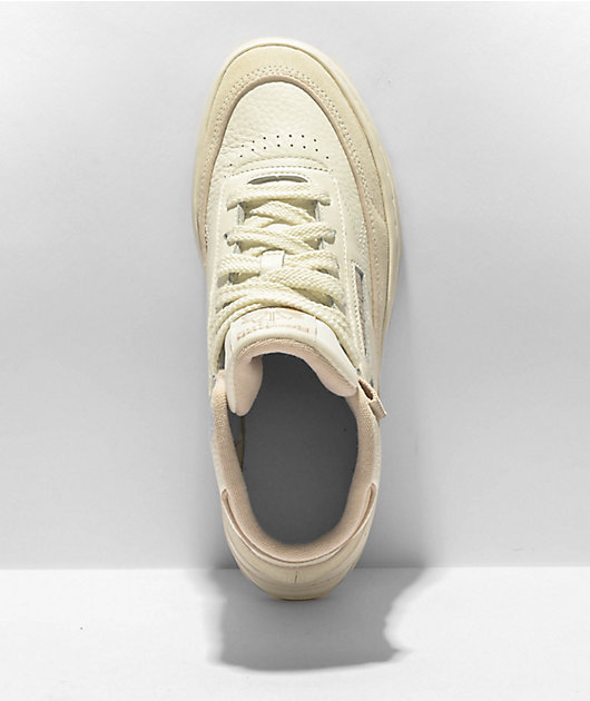 Reebok Club C Geo Mid Chalk Beige Shoes