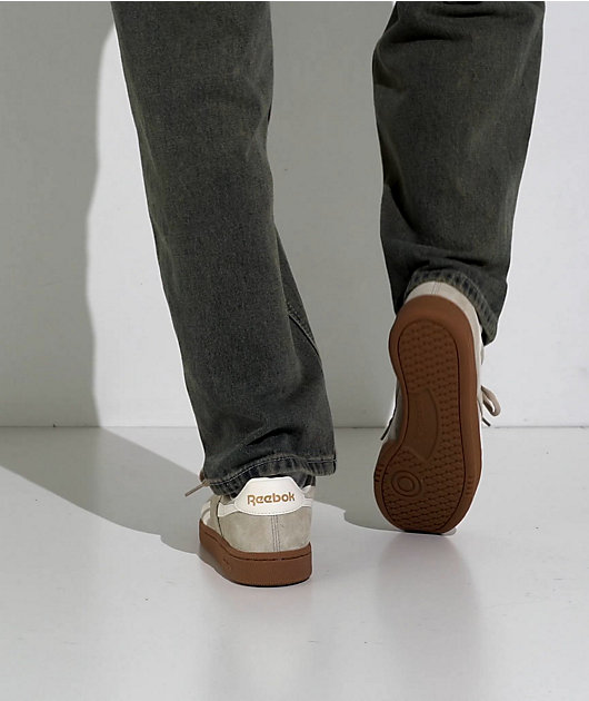 Reebok Club C Grounds UK Classic Beige & Gum Shoes video