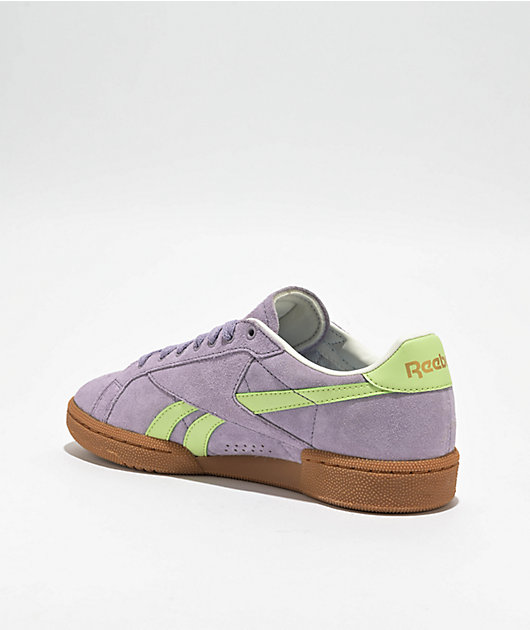 Reebok Club C Grounds UK Purple & Green Shoes