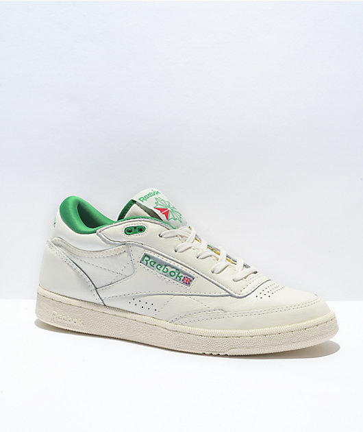 Green and white reebok new arrivals