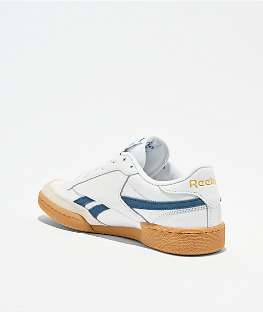 Reebok Club C Revenge Vintage White, Blue & Gum Shoes