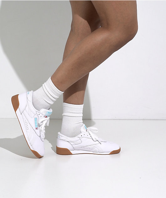 Reebok Freestyle Lo White Shoes video