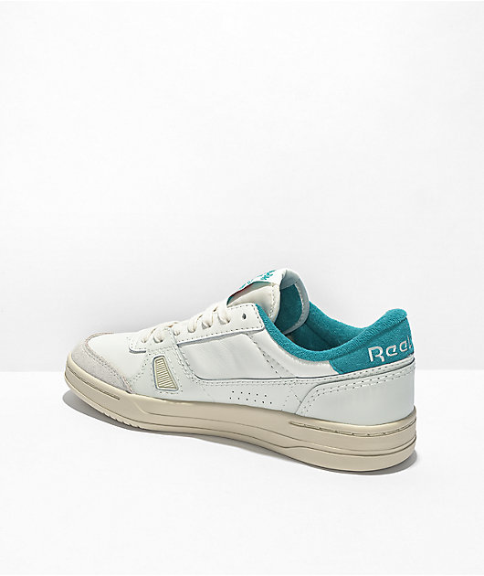 Reebok LT Court Chalk Seaport Teal Shoes Zumiez