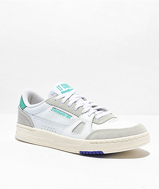 Reebok LT Vector 93 Court White Chalk Tea Shoes Zumiez