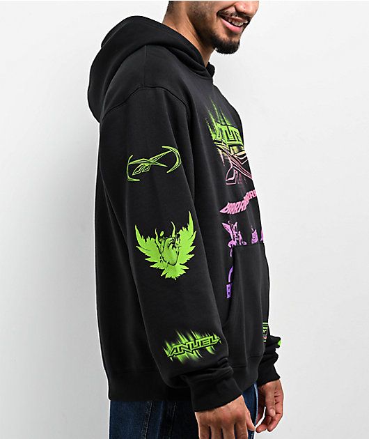 Reebok x Anuel Black Hoodie Zumiez