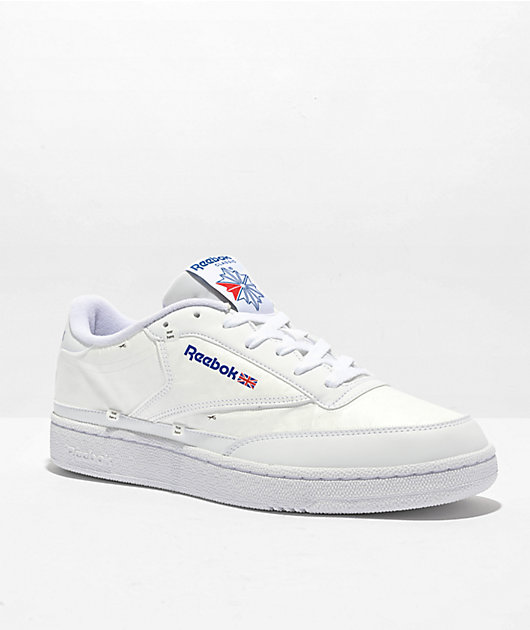 Reebok x U Club C Tru White Vector Shoes Zumiez