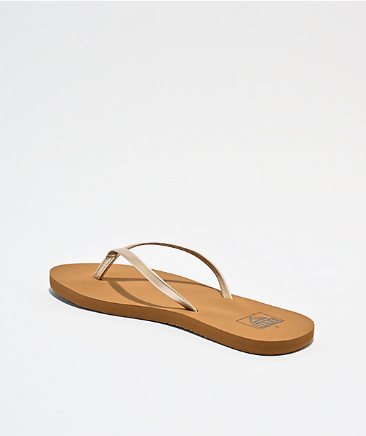 Reef Bliss Nights Tan & Champagne Sandals