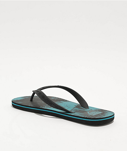 Reef Seaside Prints Washed Aqua Sandals