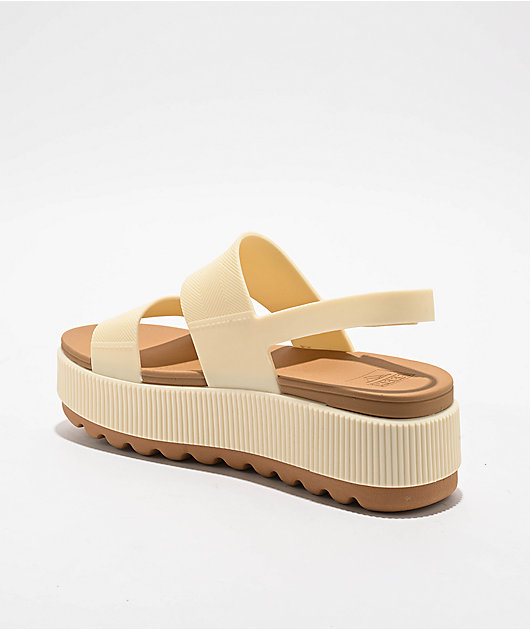 REEF◆ WATER VISTA HIGHER - CLOUD Reef Water Vista Higher Cloud Platform Sandals | Zumiez