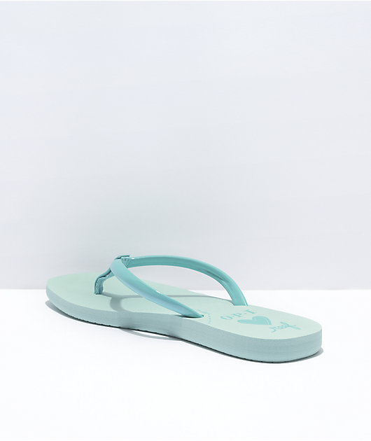 mint blue sandals