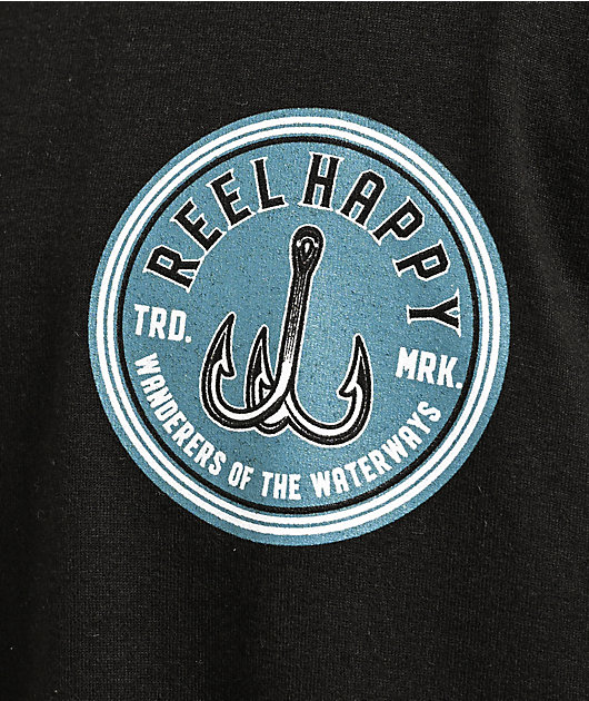 Reel Happy Co. 420 Night Trippers Black T-Shirt