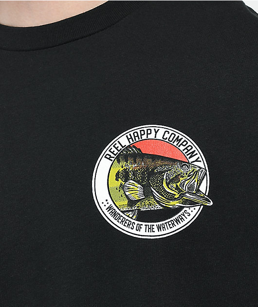 Reel Happy Co. Blappies Black T-Shirt 