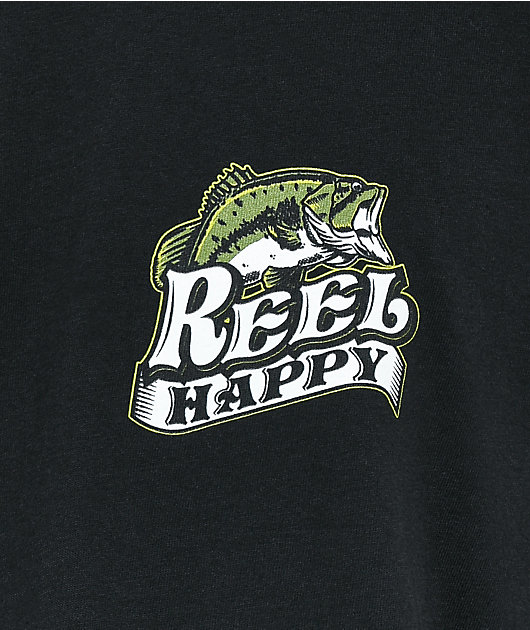Reel Happy Co. Camiseta negra Virtuoso