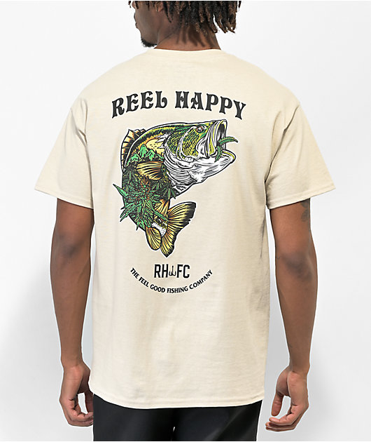 Reel Happy Co. Greenfield Sand T-Shirt