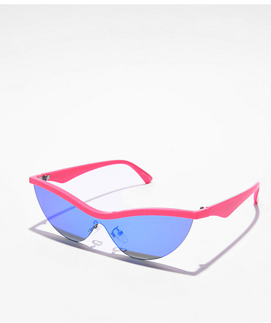 Revo Heat Pink & Blue Sunglasses