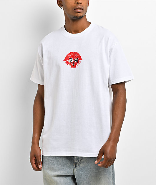 Rico o Muerto Lips White T-Shirt